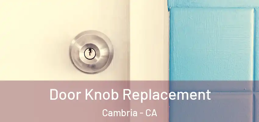 Door Knob Replacement Cambria - CA